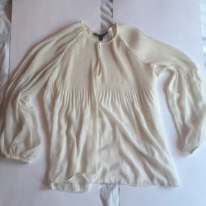 White flowy spring top - medium